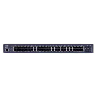 Switch i menaxhuar TP-Link Omada JetStream, 48x Gigabit PoE+, 4x 10G SFP+, i zi