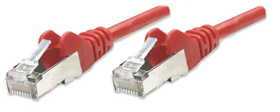 Kabllo rrjeti Intellinet Cat5e SFTP, 7.5m, RJ45, e kuqe