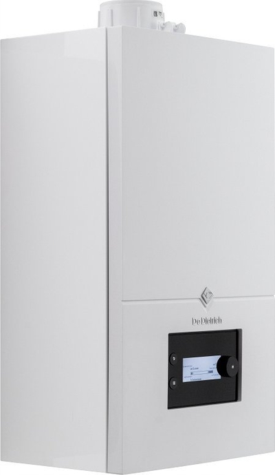 Boiler kondensues me gaz De Dietrich MCR4 24, 24 kW, i bardhë