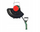 Trimmer bari Bosch EasyGrassCut 18V-230, pa kabllo, gjysmë automatik, i gjelbër