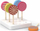Set lodrash druri Viga Toys Colorful Lollipops, 6 copë, shumëngjyrëshe