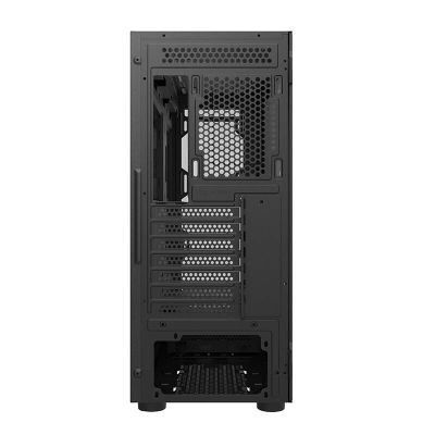 Kuti kompjuterike Darkflash DK431 (i zi)  4 ventilatorë RGB