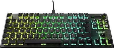 Tastierë gaming ROCCAT Vulcan TKL, optike, RGB, US English, e zezë