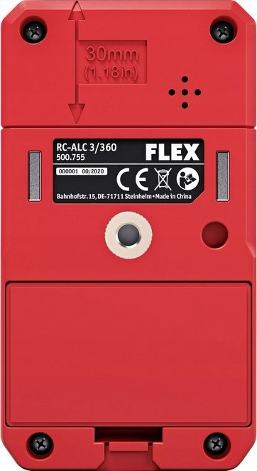 Receptor lazer FLEX RC-ALC 3/360, për rreze jeshile, me magnet, i kuq