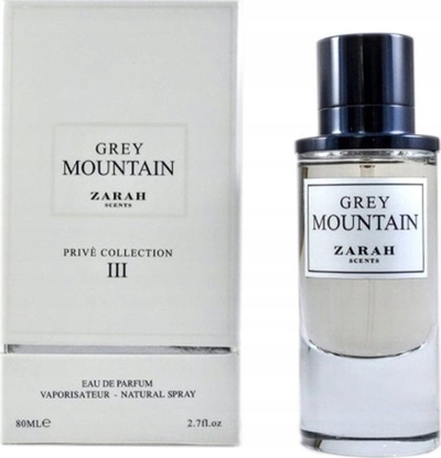 Parfum Prive Zarah Grey Mountain, Eau de Parfum, 80ml, për burra
