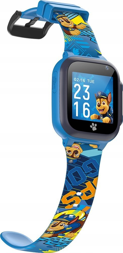 Orë e zgjuar për kalamaj Paw Patrol Chase, GPS LBS, buton SOS, blu