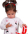 Сет играчка стоматолог Common Toys, 9 делови, пластика, црвена