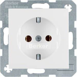Berker B. Square Schuko Приклучок 16A IP20 Бел