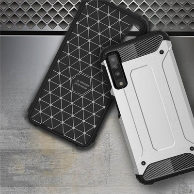 Maskë telefoni Hybrid Armor për Huawei P30, mbrojtëse TPU PC, e zezë