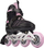 Patina inline Meteor Urbo, rrota 76 mm, madhësi 34-37, zi rozë