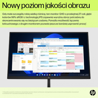 Monitor HP E27U G5, 27", 2560 x 1440 (WQHD), i zi