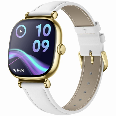 Smartwatch për goca Gravity GT32-2, bën telefonata, me rrip metalik edhe lëkure, ngjyrë e artë