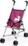 Karrocë për kukulla Unicorn, për kukulla deri 46cm, lartësi doreze 55cm, burgundy