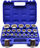 Set çelësash tubë Geko G13547, 21 copë, 8-36mm, CrV