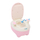 Qerre tualeti për fëmijë U-grow, 31.5x22x36 cm, plastikë, rozë