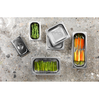 Enë gatimi Electrolux PKKS8, çelik inox, drejtkëndëshe, argjendtë