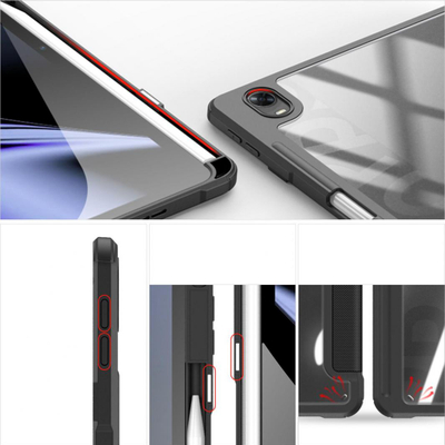 Këllëf tablet Dux Ducis Toby për Oppo Pad, me kapak Smart Case, me mbajtëse stylus, i zi