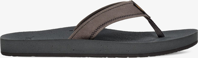 Shapka Teva ReFlip Leather, lëkurë, US 14 48.5, gri e errët