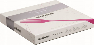 Set enësh Sambonet Taste S0097 S00018 S0037, çelik inox, ngjyrë argjendi