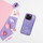 Mbulesë telefoni 4Kom TUTTI FRUTTI, për iPhone 16e, TPU PU, vjollcë