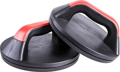 Doreza pompa Pure2Improve Push-up Pro Set, rrotulluese, palosëse, zi me t'kuqe