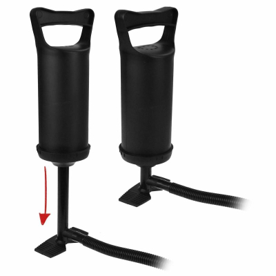 Pompe ajri me dorë Victoria Sport JL29P386N, 30 cm, me 3 gryka, e zezë