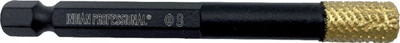 Freza diamant për vrima Indian Professional 8mm, bisht HEX, për gur dhe qeramikë