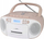 Radio CD Reflexion RCR2260DAB/PK, DAB+, USB, e bardhë me rozë
