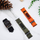 Rrip Tech‑Protect Scout Pro për Apple Watch 42 44 45 49 mm, najlon, mbyllje me shirit ngjitës, portokalli