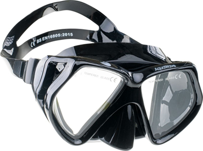 Maskë zhytjeje AQUA WAVE, e zezë