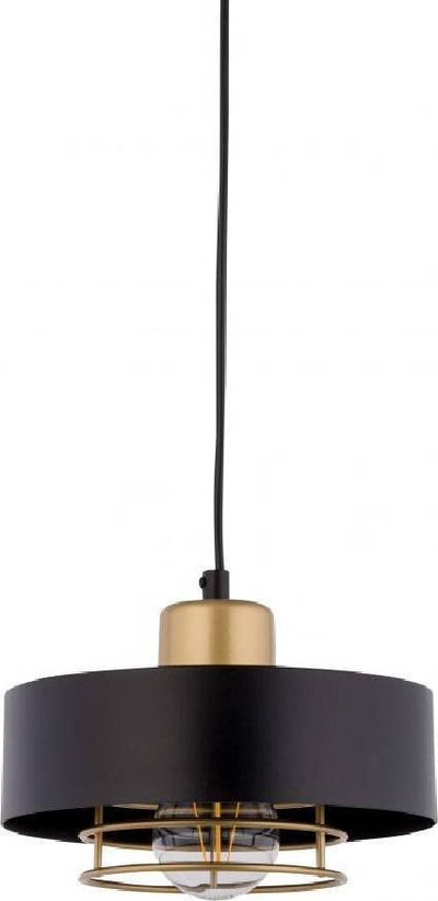 Lampë vare Sigma Poker 32060, E27 60W, metal, e zezë me të artë