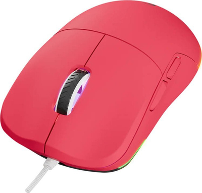 Maus gaming Rampage BLINK, 12800 DPI, 7 butona me makro, rozë me RGB