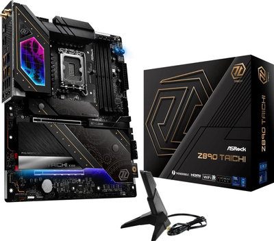 Pлоча за мајка ASRock Z890 Taichi, DDR5, PCIe 5.0 ATX, црна