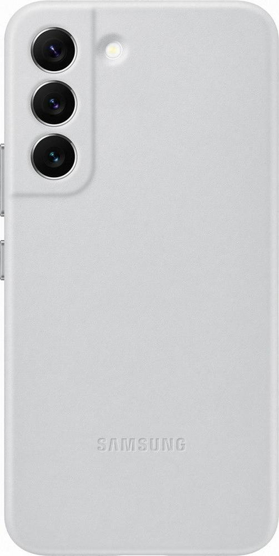 Mbulesë lëkure Samsung Leather Cover EF-VS901, për Galaxy S22, gri e hapur