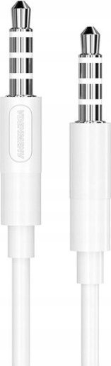 Аудио кабел Denmen DX02, 3.5 mm стерео, 2 m, црн