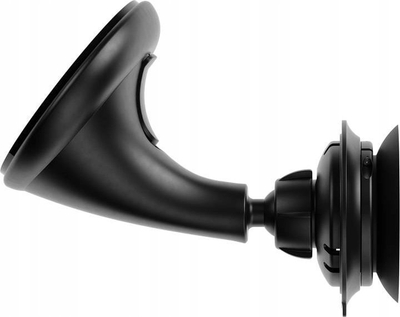 Mbajtës telefoni për makinë Fidlock Vacuum Car Suction Base, montim në xham, rrotullim 360°, i zi