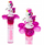 Lodër flluska sapuni LEAN Toys Unicorn, 20 cm, me drita, shumëngjyrëshe