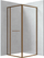 Kabinë dushi Deante Square KQB C099P, 90x90 cm, bronz i furçuar