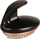 Furçë ergonomike për qime EBI Noir, 11x7x9.5cm, e zezë