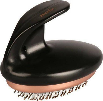 Furçë ergonomike për qime EBI Noir, 11x7x9.5cm, e zezë