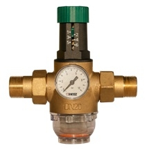 Reduktor presjoni uji Herz 1268213, 1", trup bronzi