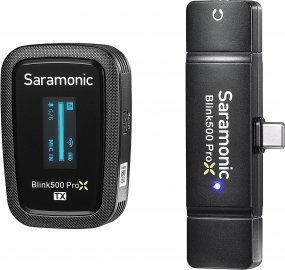 Систем микрофони без кабел Saramonic Blink 500 ProX B5, 2.4GHz, USB C, црн