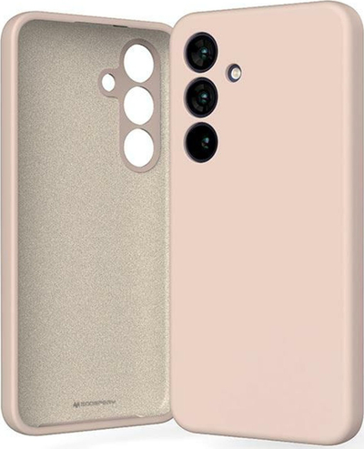Mbulesë silikoni Mercury për Samsung S23 FE 5G, mat, rozë Pink Sand
