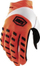 Doreza biçiklete 100% AIRMATIC, madhësia M, fluo portokalli