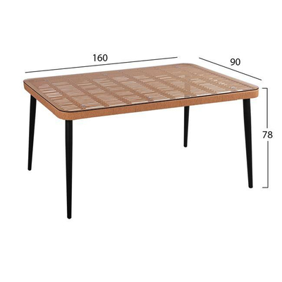 Dollap  3-dyers & 2 sirtarë Sonama 150×55×180 cm (HM384.02), bezhë