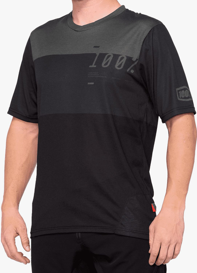 Maicë për meshkuj 100% Airmatic Jersey, XL, e zezë