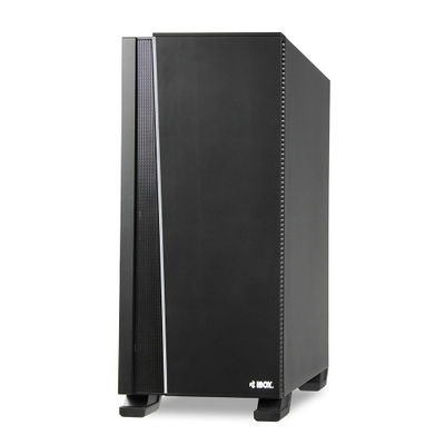 Kuti kompjuteri iBOX Wizard 4 OW4, ATX, RGB, e zezë