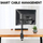 Mbajtës monitori Techly, 13-32", 8 kg, i zi