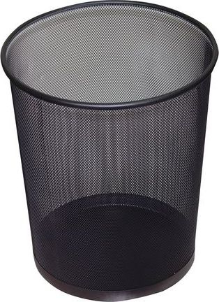 Кошница за отпадоци Q-Connect Mesh 18L, метална, црна