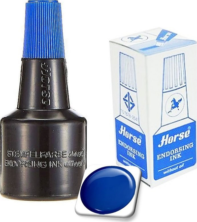 Bojë stampimi Horse, 30 ml, pa vaj, blu